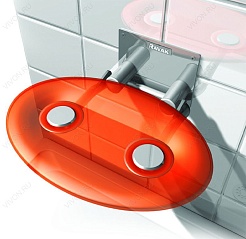 Ravak  Унивеpсальное сиденье для душевых уголков Ravak OVO-P ORANGE – фотография-1